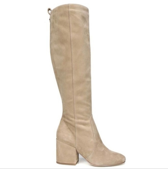 Sam Edelman Thora Knee High Boot Oatmeal -11 - Picture 4 of 6